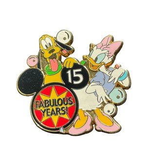15 Fabulous Years Daisy Pluto LE 800‎ Pin Tokyo Disney Land Store